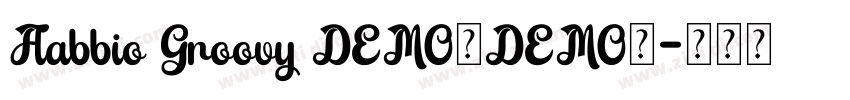 Flabbio Groovy DEMO！DEMO！字体转换
